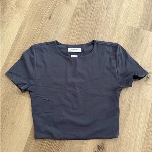 Babaton Charcoal Short Sleeve Tee